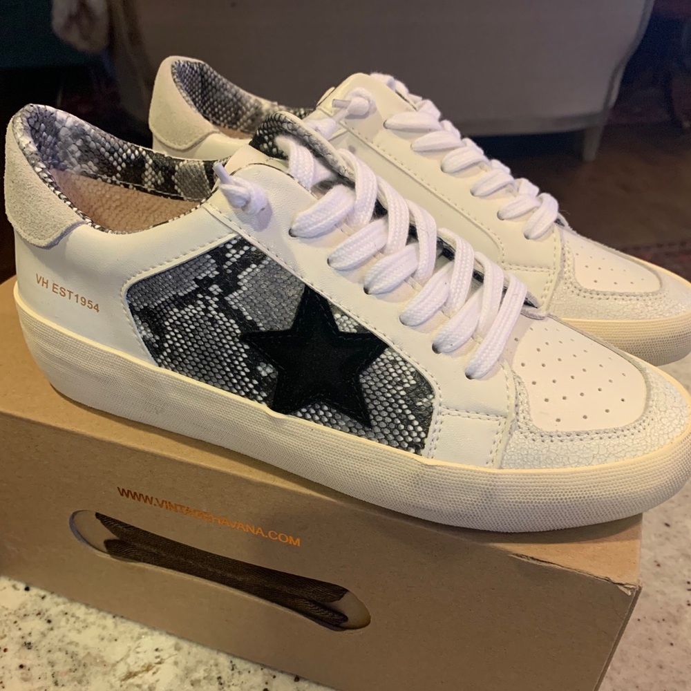 Vintage Havana Desert Snake Print Sneakers